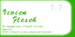 vivien flesch business card